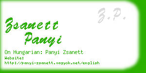 zsanett panyi business card